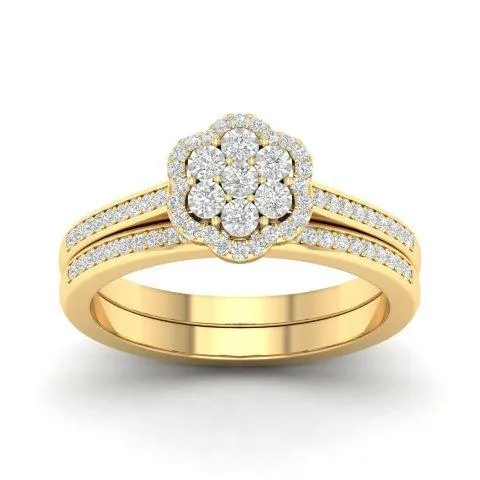 10K 0.25CT D-LADIES RINGS