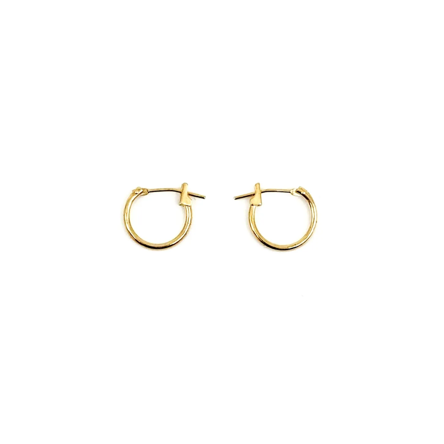10K Gold - Charm DIY Hoops