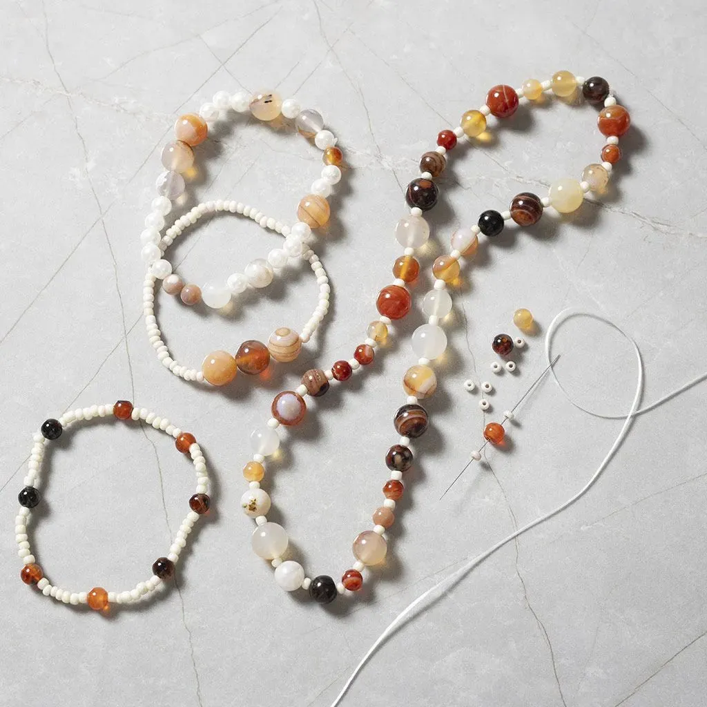 12 Pack Mute Colored Rocaille Seed Beads  – Make Personalized Bracelets Necklaces & Earrings