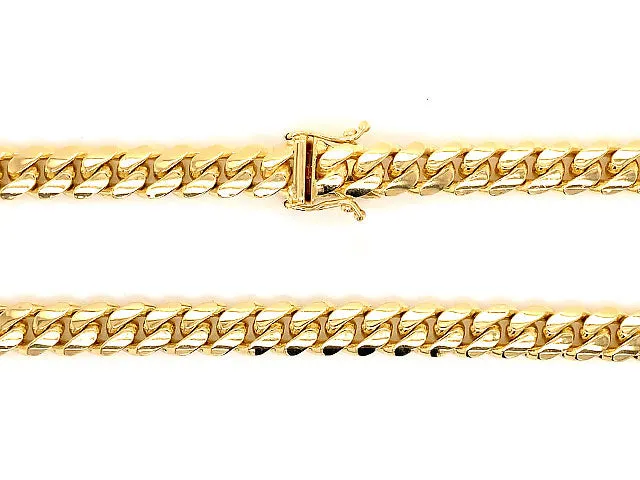14K Yellow Gold Miami Cuban Chain, 3mm 20" 17.20 Grams. Brand New