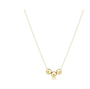 16" Necklace Gold- Joy 6mm