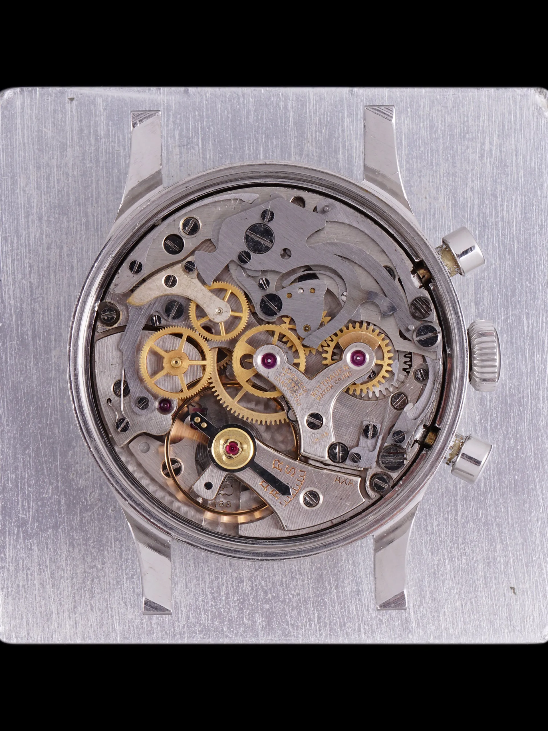 1953 Wittnauer Chronograph (Ref. 3256) Previously Owned by Clint Brawner, Chief Mechanic of the 1953 Indy 500 Winning Pole Car, Driven by Bill Vukovich