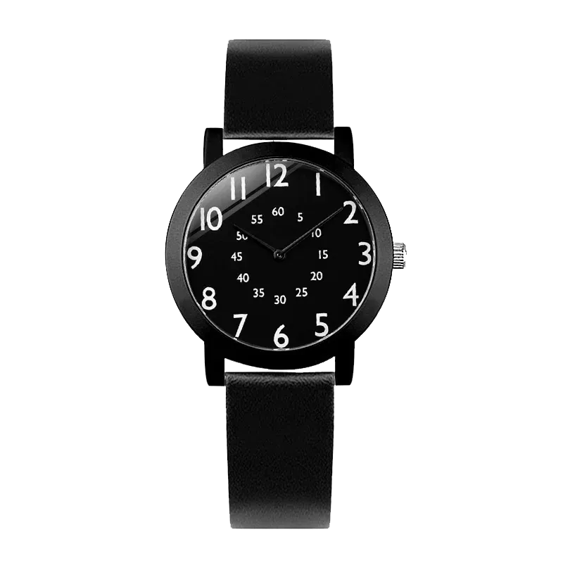 2022 Enmex original creative design girl wristwatch Jump number lady wath gift  brief simple face  fashion quartz lady watches