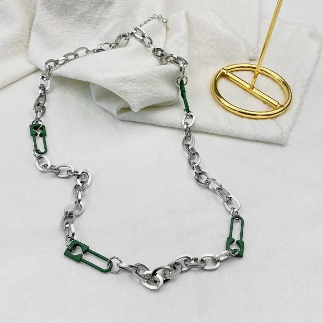 2022 New Brambles Unisex Choker Necklace Women Hip-hop Gothic Punk Style Barbed Wire Thorns Pendant Chain Valentine&#39;s Day Gifts