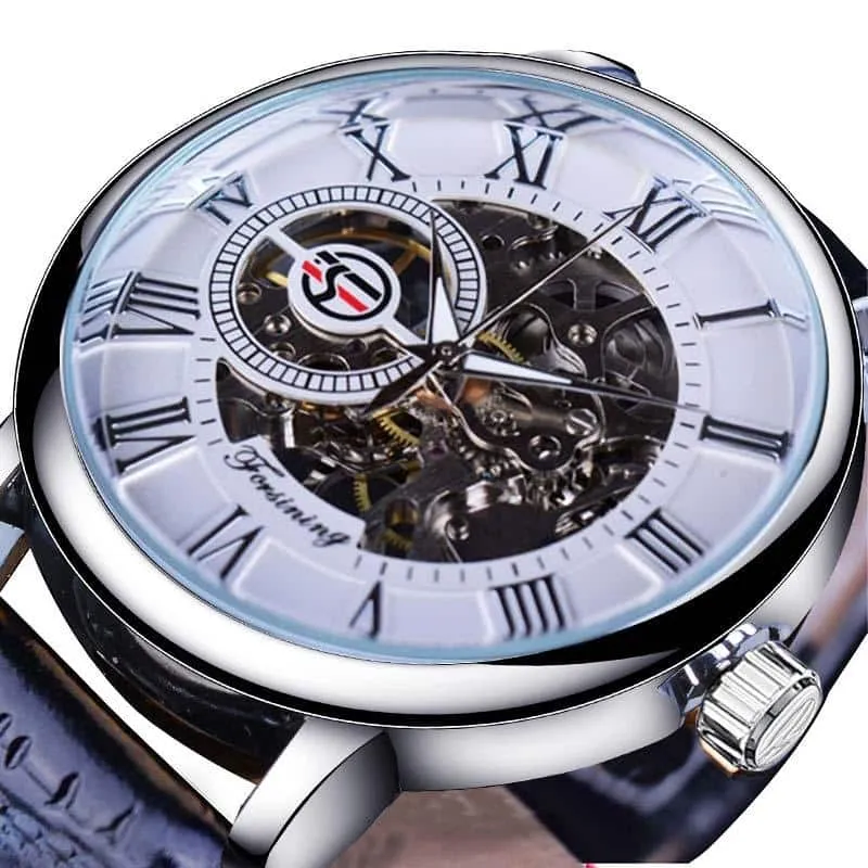3D Elegant Luxury Mechanical Automatic Skeleton Watches for Men