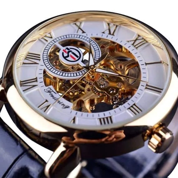 3D Elegant Luxury Mechanical Automatic Skeleton Watches for Men
