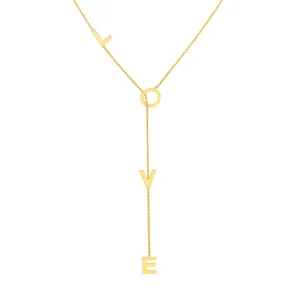 Adjustable Love Drop Necklace