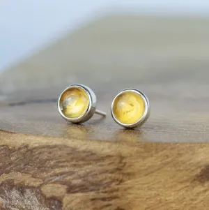 Alison Moore Citrine Gemstone Studs