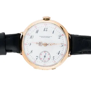 Antique Patek Philippe Wrist Watch Circa 1911 in 18 Karat Yellow Gold