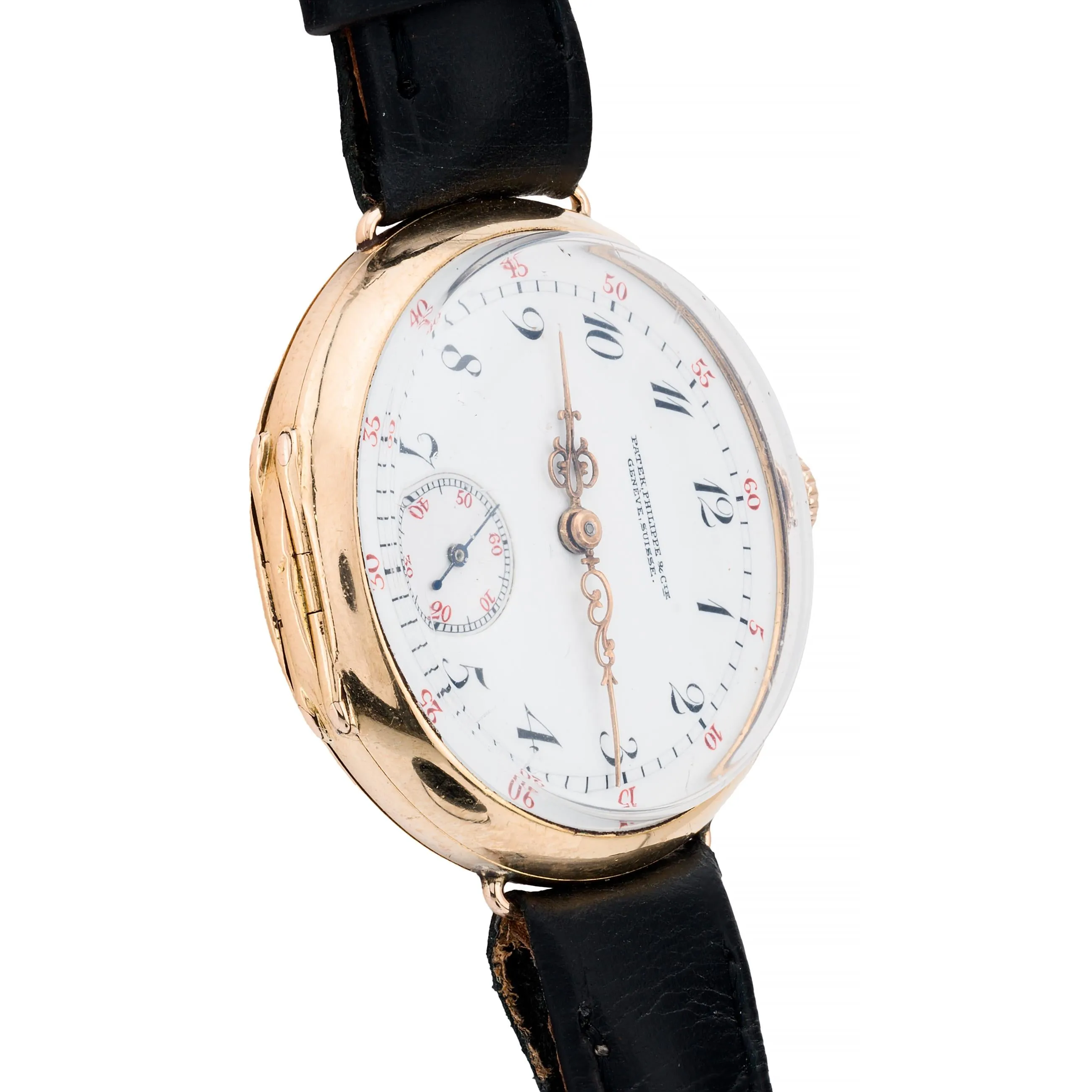 Antique Patek Philippe Wrist Watch Circa 1911 in 18 Karat Yellow Gold