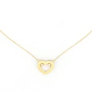 Armonia Necklace Polished Gold And Diamonds