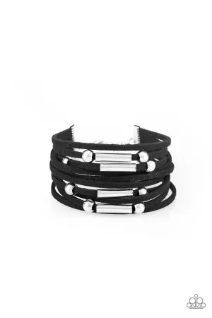 Back to BACKPACKER Black Paparazzi Bracelet
