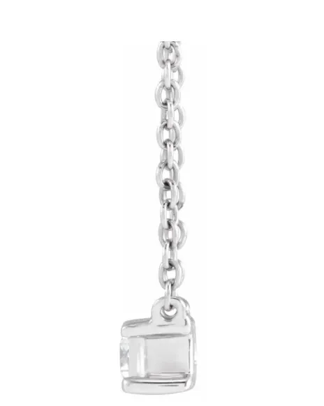 Baguette East-West Necklace (Lab Grown)