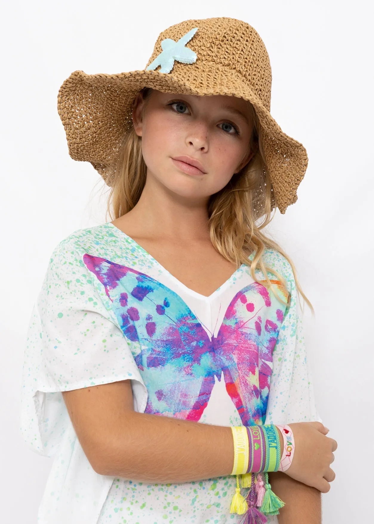 Beach Bracelets for Girls in Neon Yellow