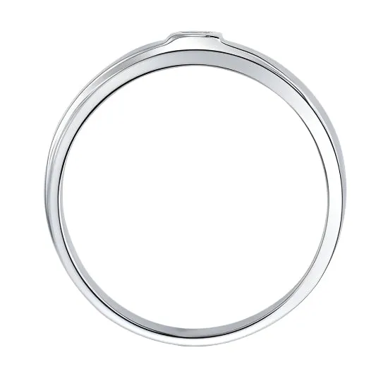 Bezel Setting Men's Ring