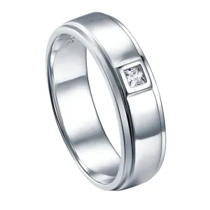 Bezel Setting Men's Ring