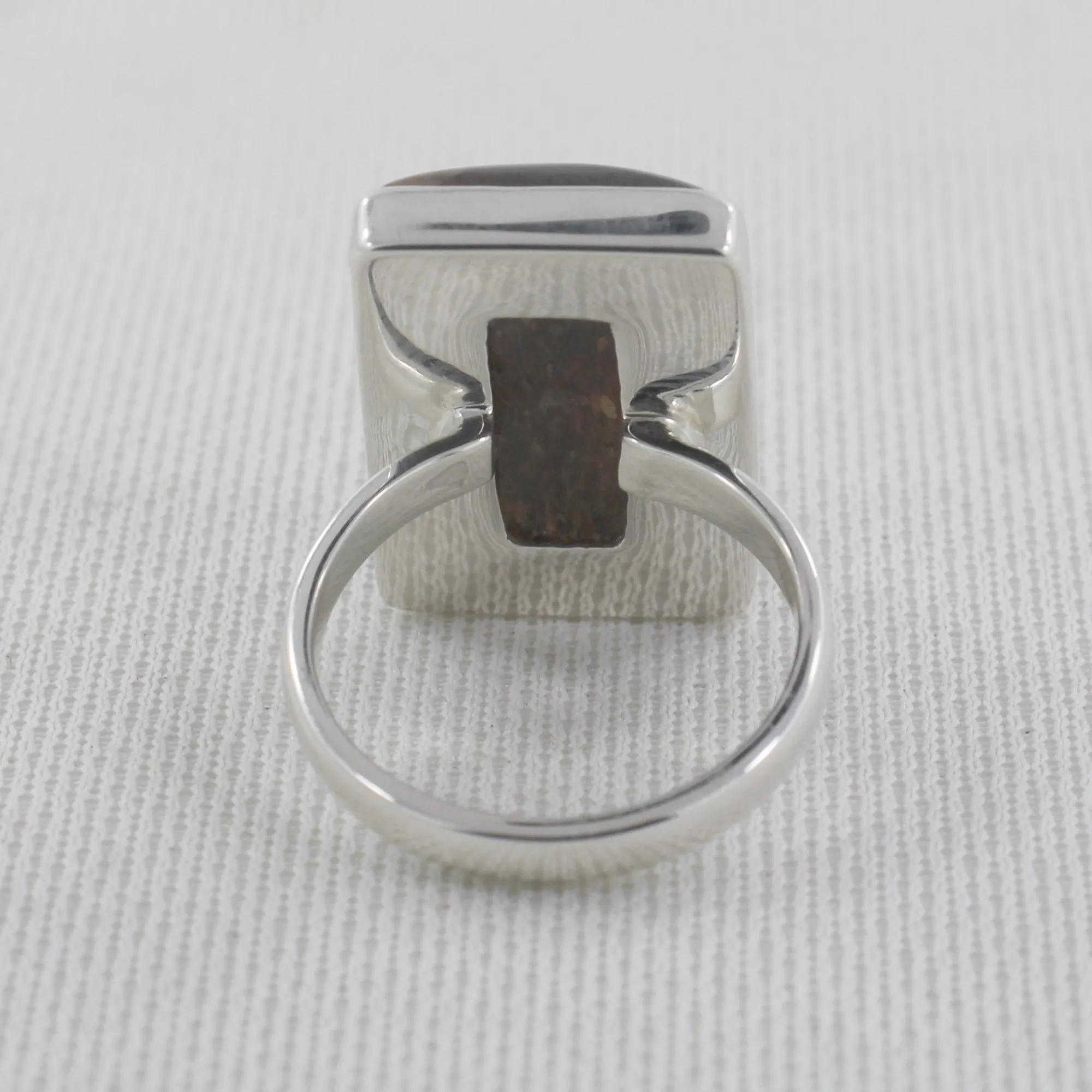 Black Sun Stone Silver Rings
