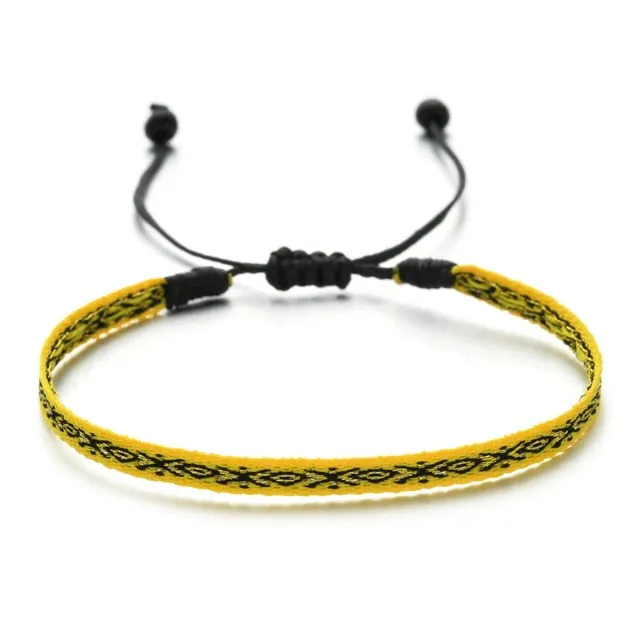 Bohemian Colourful Woven Rope String Bracelet