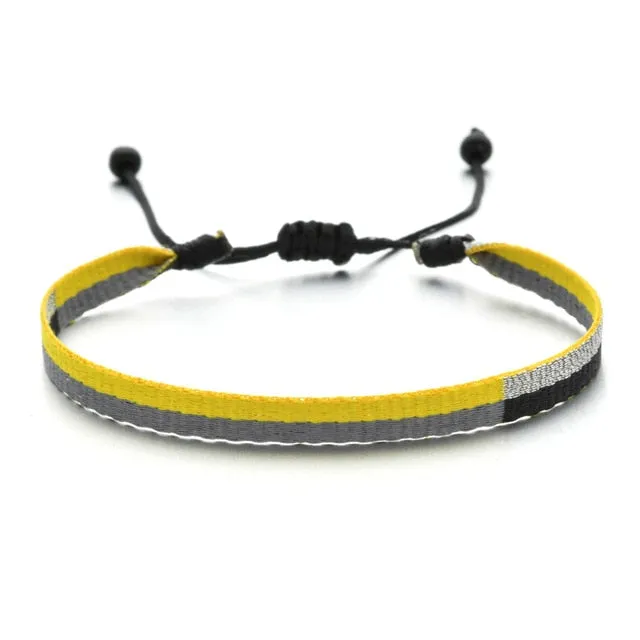 Bohemian Colourful Woven Rope String Bracelet