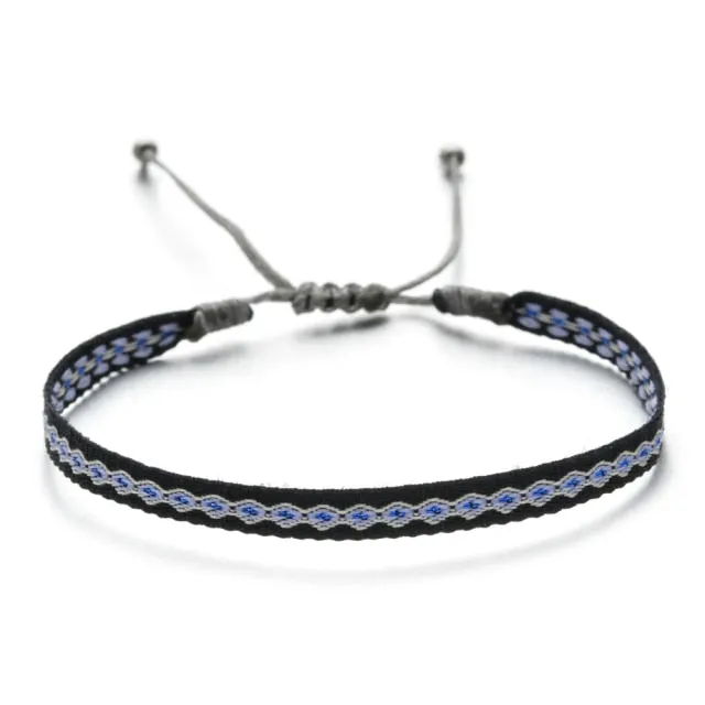 Bohemian Colourful Woven Rope String Bracelet
