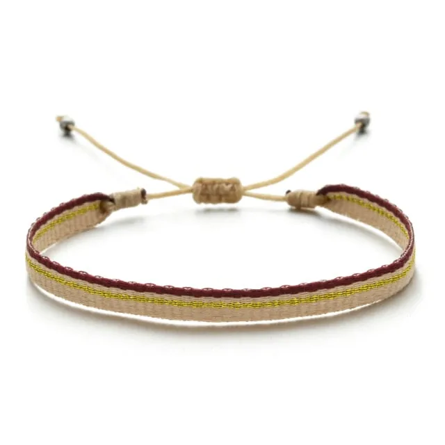 Bohemian Colourful Woven Rope String Bracelet