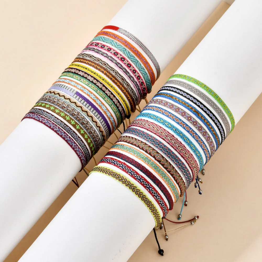 Bohemian Colourful Woven Rope String Bracelet