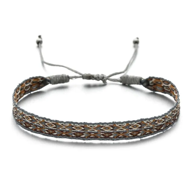 Bohemian Colourful Woven Rope String Bracelet