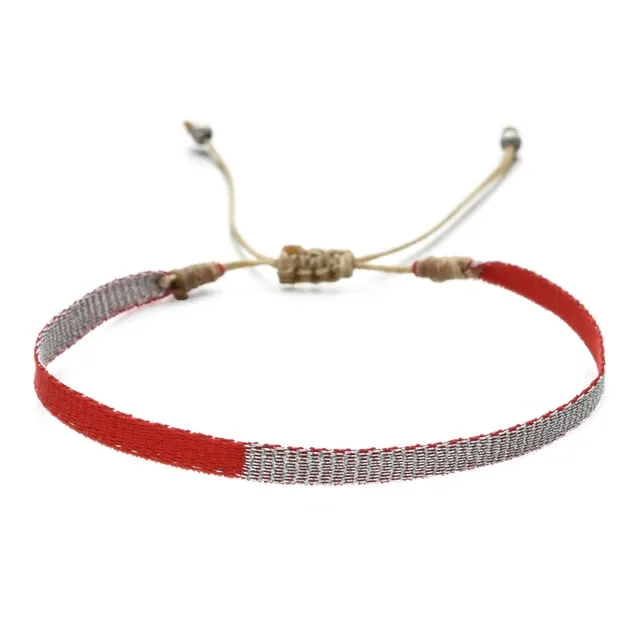 Bohemian Colourful Woven Rope String Bracelet