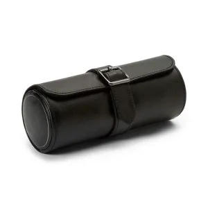 British Racing Triple Watch Roll in Black