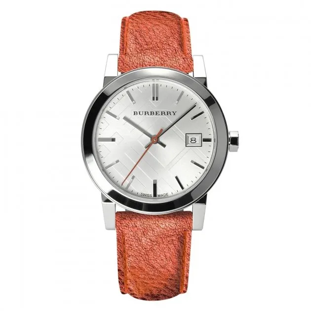 Burberry The City Leather Analog Quartz Women's Watch BU9121