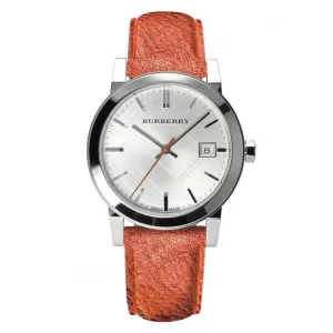 Burberry The City Leather Analog Quartz Women's Watch BU9121