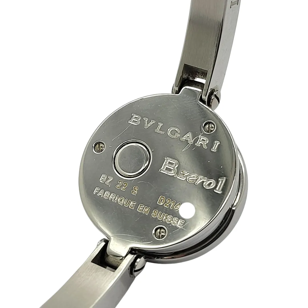 Bvlgari B.Zero1 BZ22S Quartz Steel Bangle Watch 22mm