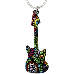 Caribbean Guitar Necklace, Item# 4171X