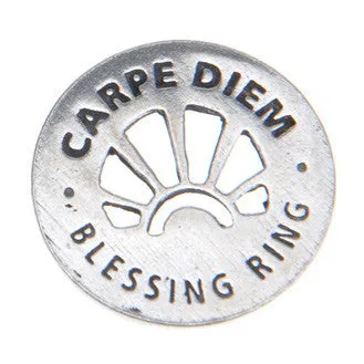 Carpe Diem Blessing Ring Charm