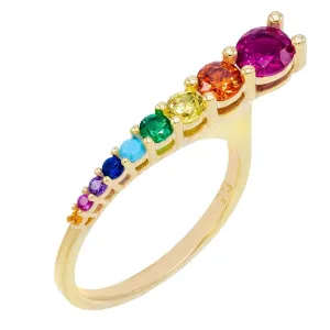 Cascading Stone Ring