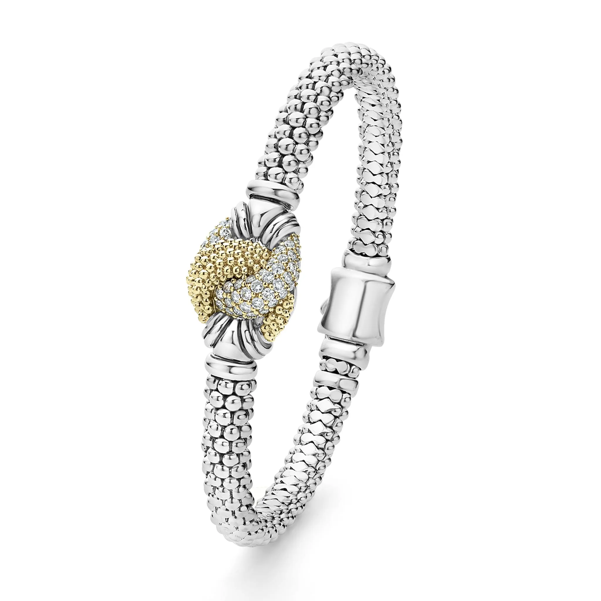 Caviar Lux Caviar Diamond Knot Bracelet | 6mm
