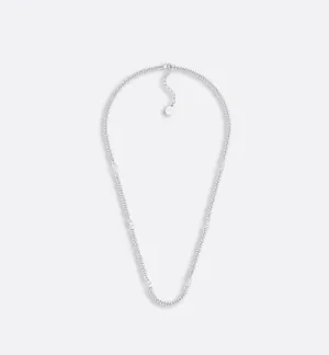 CD Icon Thin Chain Link Necklace • Silver