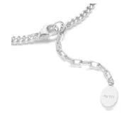 CD Icon Thin Chain Link Necklace • Silver