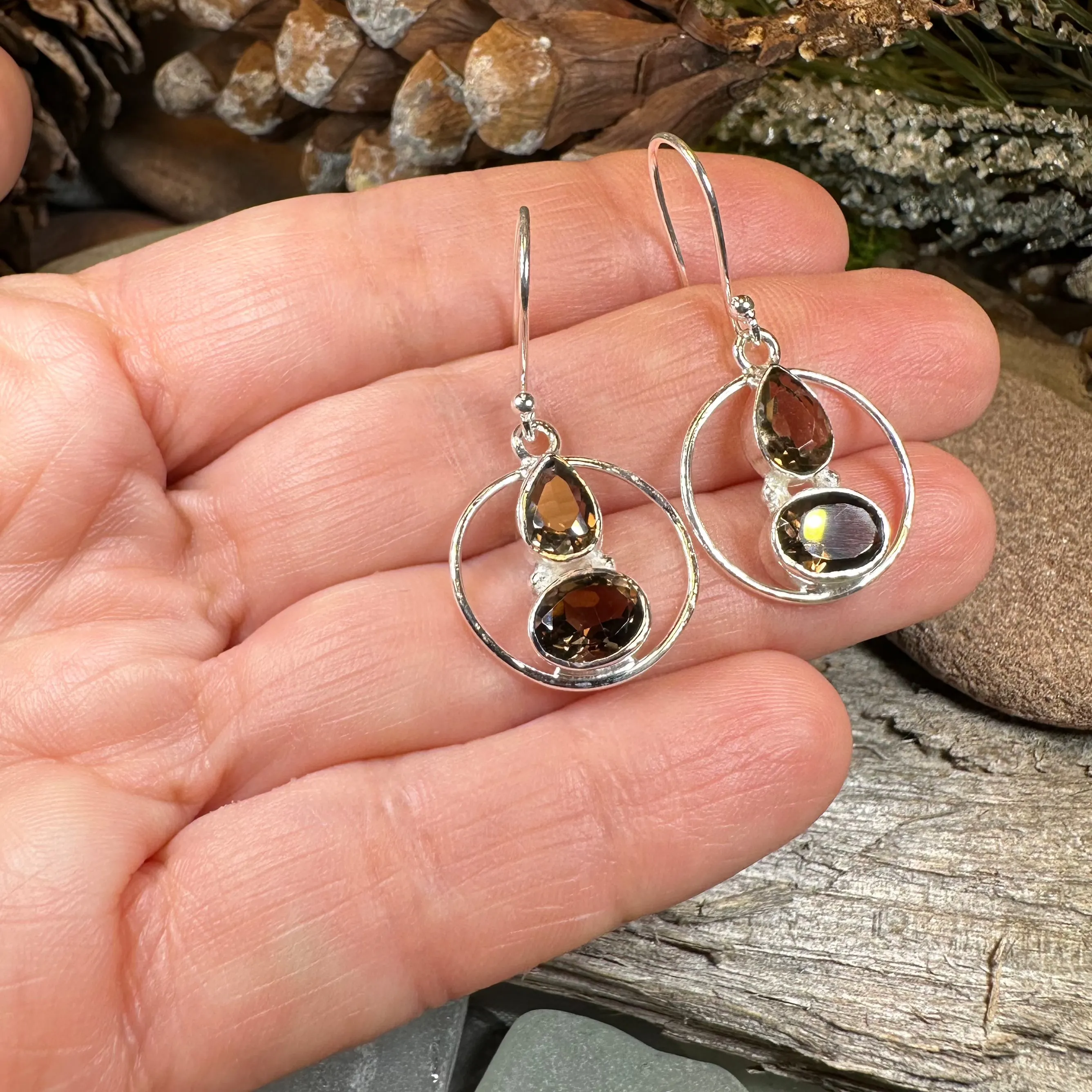 Cecette Smoky Topaz Earrings