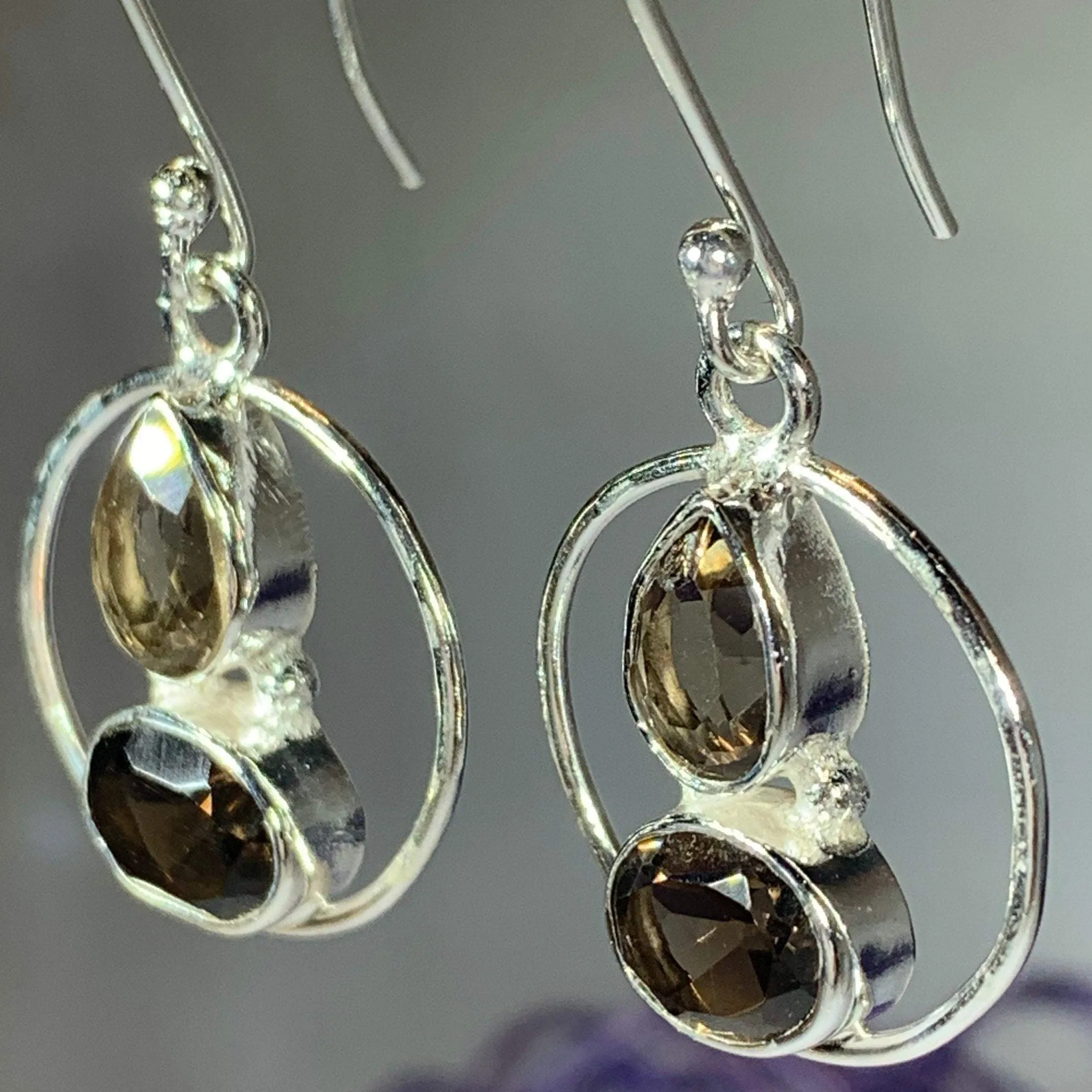 Cecette Smoky Topaz Earrings