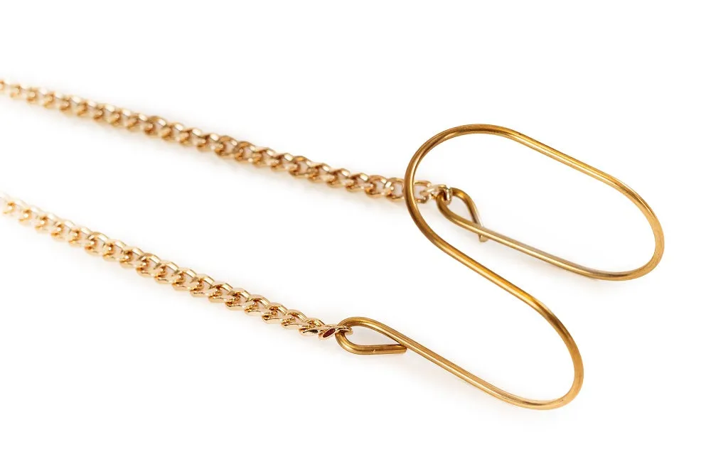 Chain - Gold Color - Wine Glass Necklace