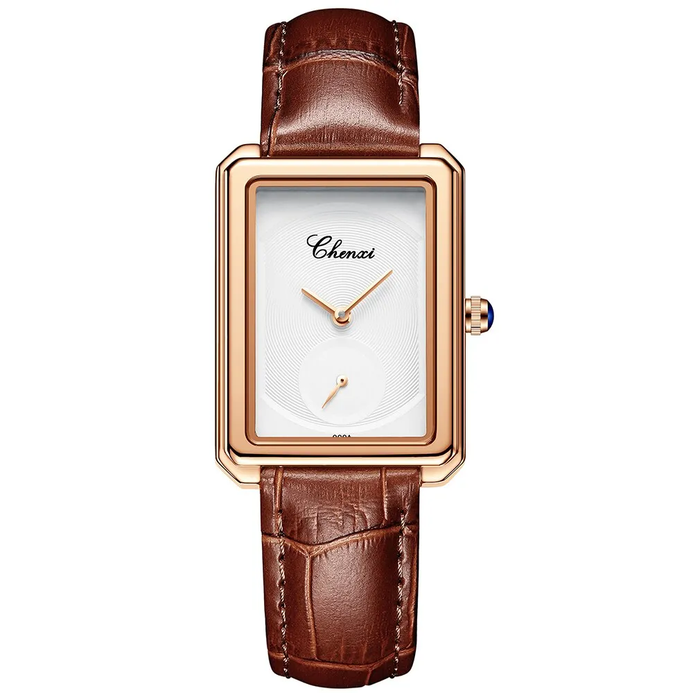 CHENXI Women Watches Fashion Classic Leather Quartz Clock Female Luxury Waterproof Wrist Watch Ladies Simple Analog Watch
