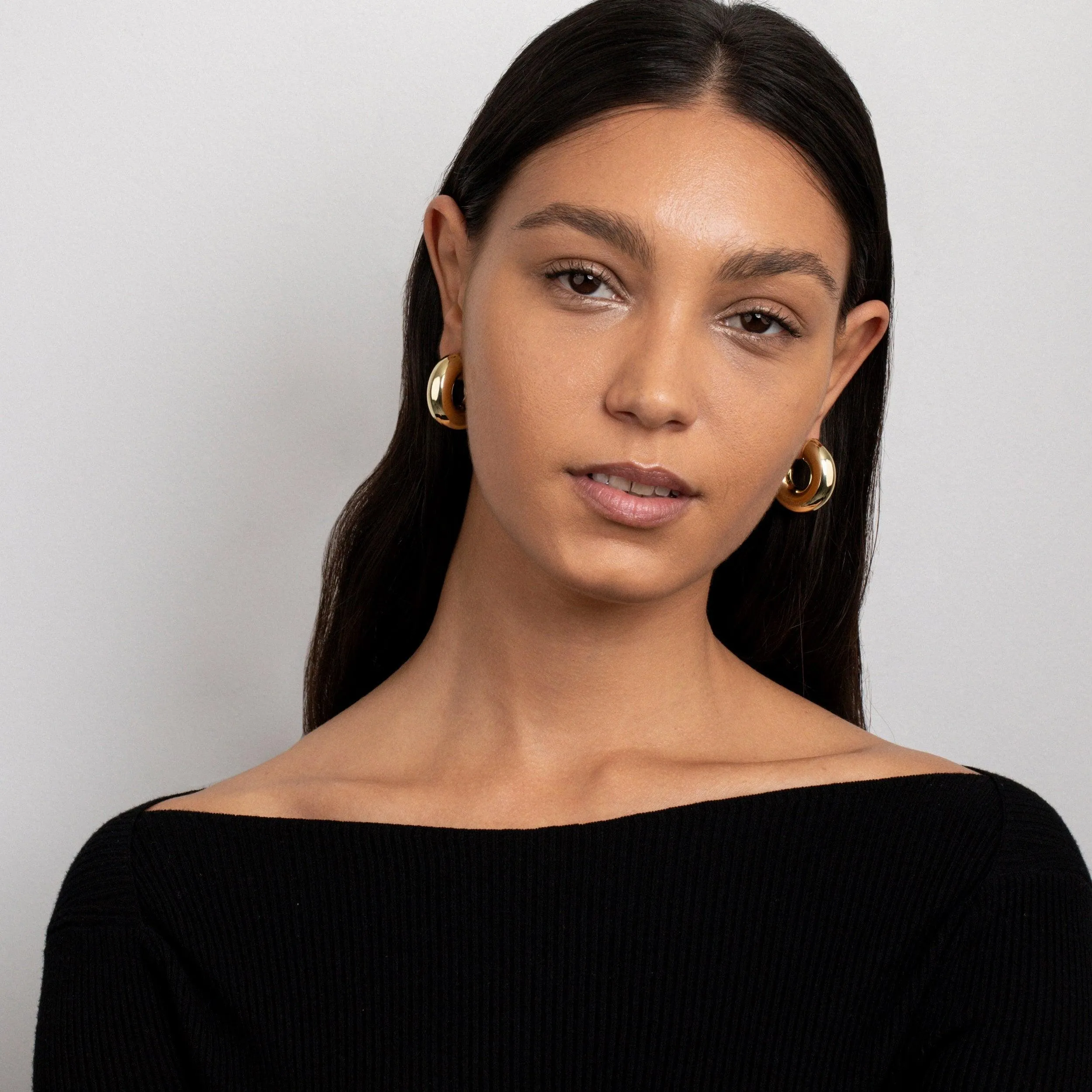 Chunky Hoop Earrings