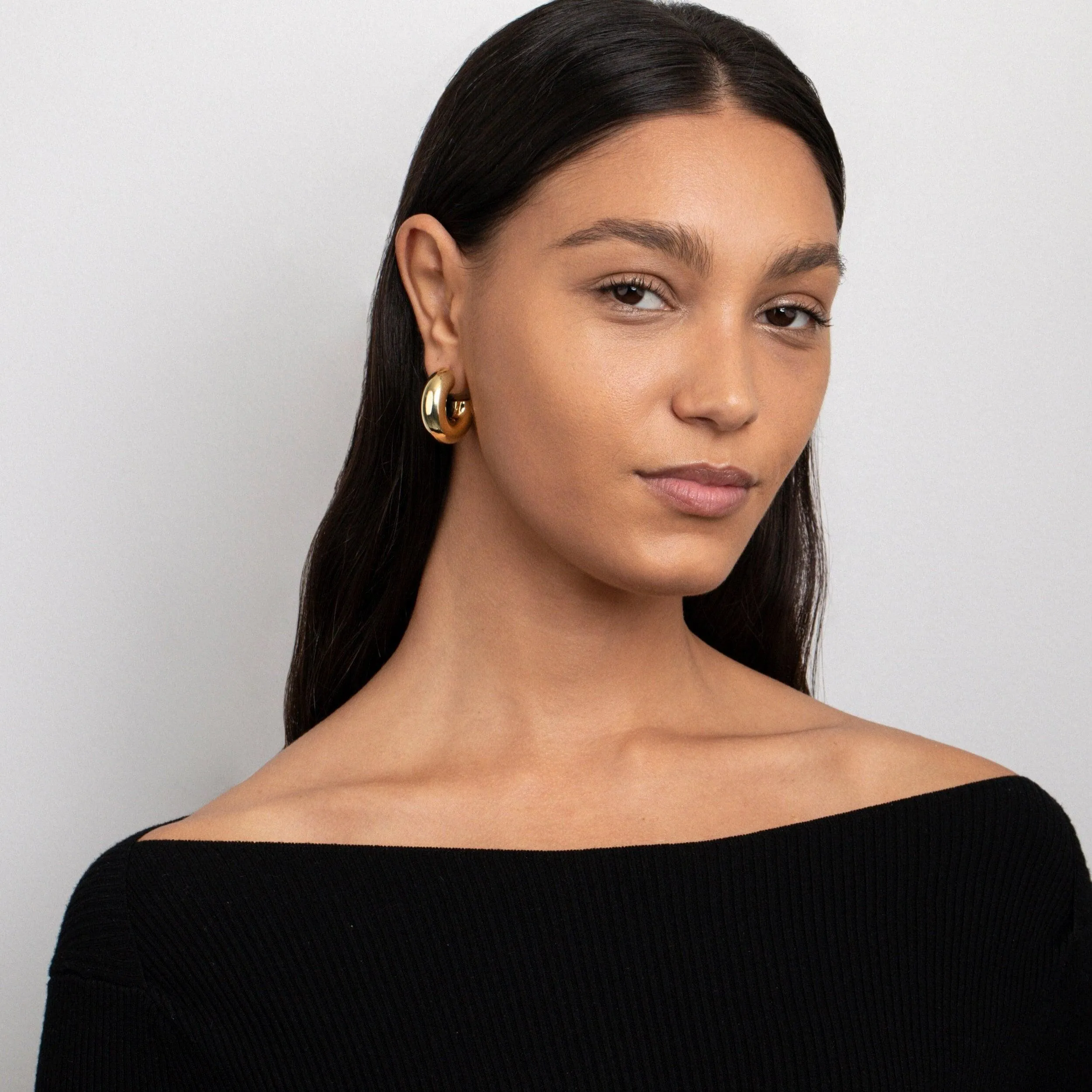 Chunky Hoop Earrings