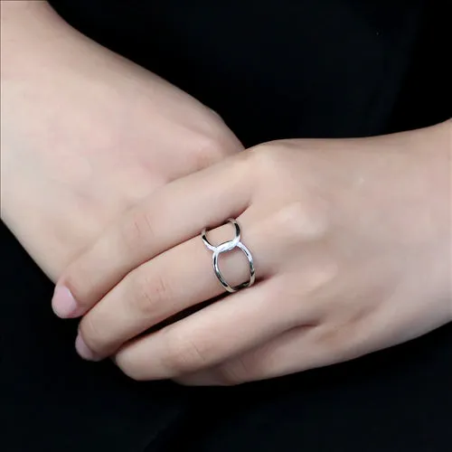 CJE3585 Wholesale Women's Stainless Steel Link Ring