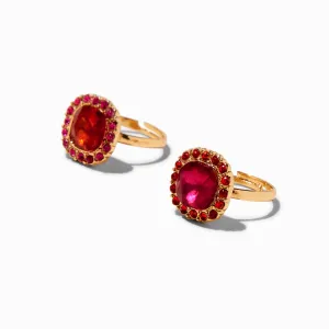Claire's Red Rings