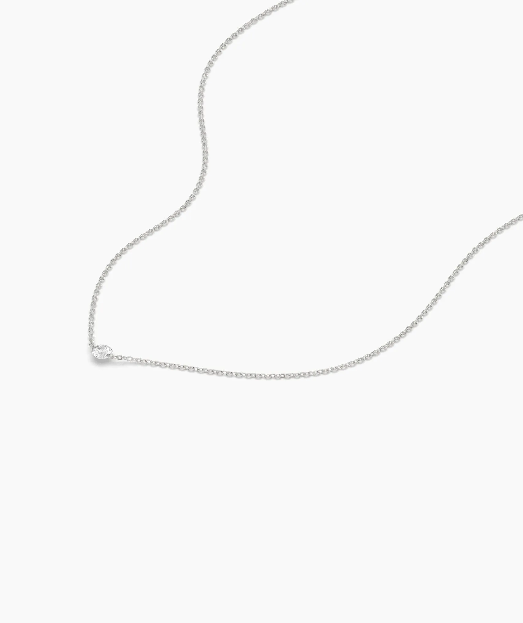 Classic Round-Cut Diamond Necklace