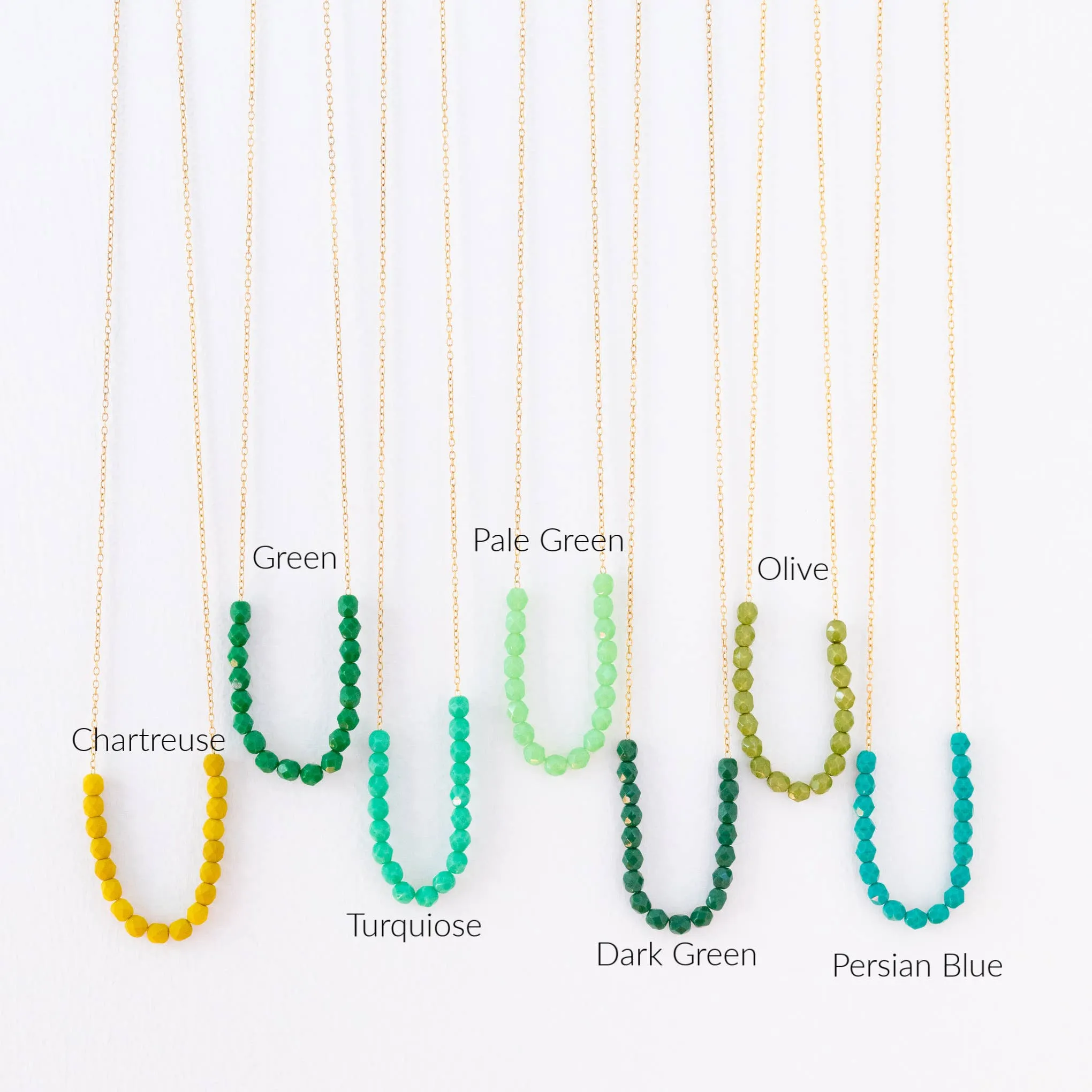 Colorful Glass Bead Necklace