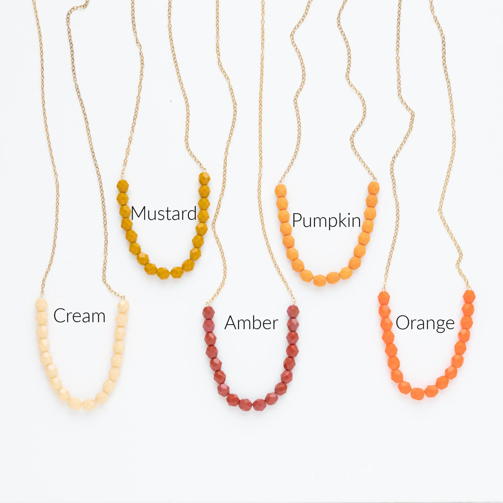 Colorful Glass Bead Necklace