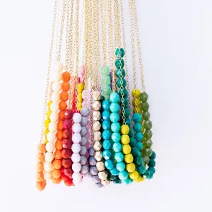 Colorful Glass Bead Necklace